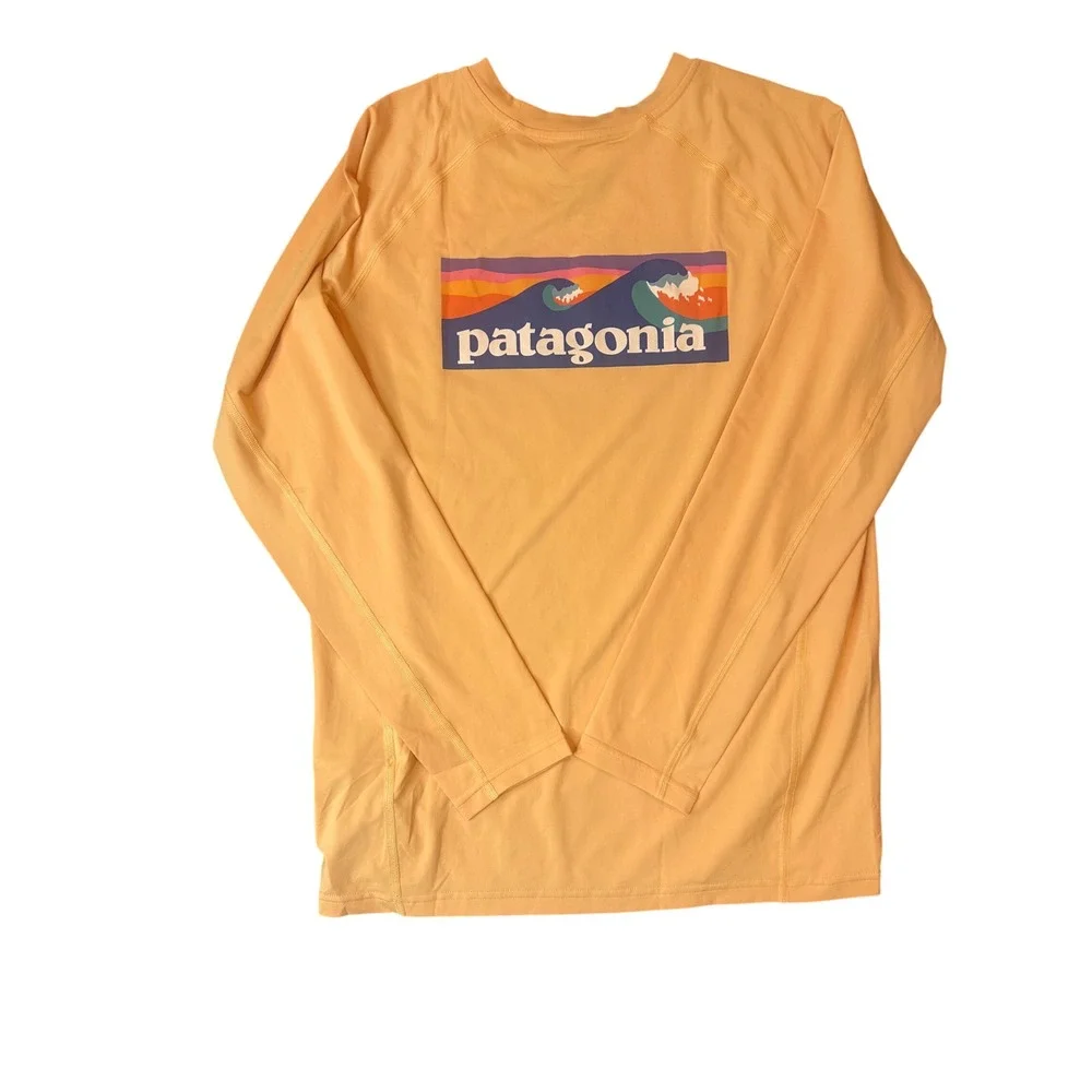 Patagonia Kids Capilene Silkweight LS Rashguard Heirloom Peach XL 14 66317 NEW